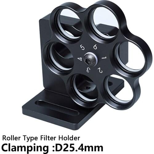 6 rounds Roller type filter holder Manual filter runner Neutral density filter holder Physical optics experiment