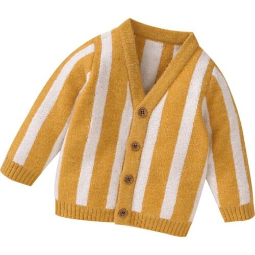 Baby Sweaters Knitted Autumn Winter Casual Outerwear Newborn Infant Knitted Jackets & Coats Button Up Kids Knitwear Full Sleeves