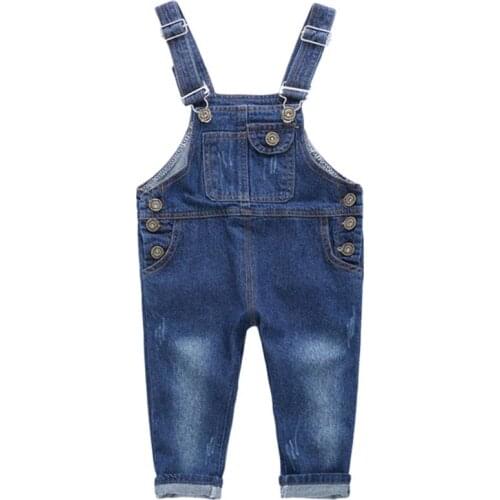Kids Baby Long Pant Jeans Overalls Spring Autumn New Children Casual Kids Girls Baby Boy Denim Jumpsuit Clothes Clothing