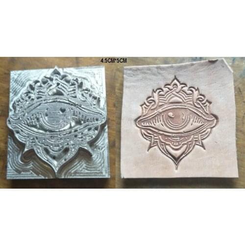 Eye of power pattern Hand-work unique design leather working tools carving punches stamp craft tools