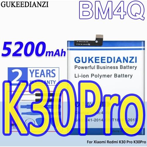GUKEEDIANZI Xiaomi Redmi K30 Pro Batteries