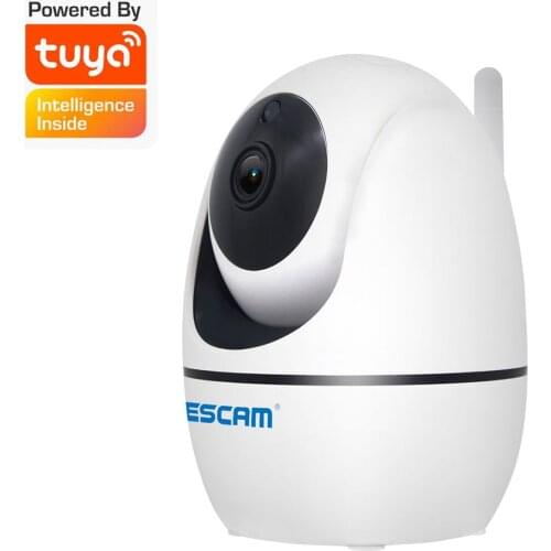 ESCAM 2MP 1080P 360 Degree PTZ IP Camera Power By Tuya Wireless Intercom CCTV Camera P2P Baby Monitor