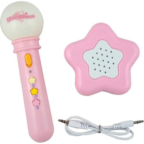 For Polly girls play toy walking and singing mini microphone + megaphone musical instrument toys