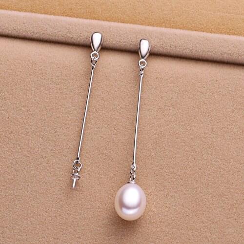 Fashion Pearl Earrings Mountings, Earrings Findings, Earrings Settings Jewelry Parts Fittings Jewellery Accessories 10pairs/lot