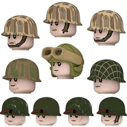 NEW WW2 US Army Autumn Clothes Soldiers Figures Building Blocks American Infantry Helmet Mini Bricks Toys For Children Gift