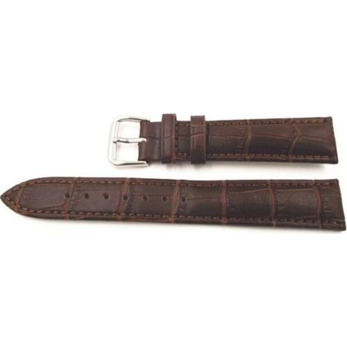 New arrived - 1PCS High quality 18MM genuine cow leather Watch band watch strap coffee color-3256