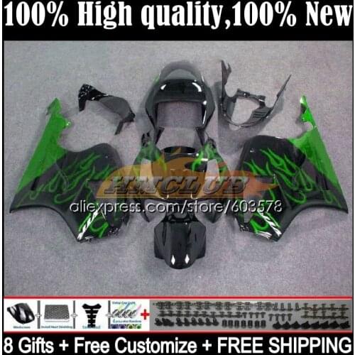 Fairing For HONDA VTR1000 2000 2001 2002 2003 2004 2005 2006 39CL.43 RTV VTR 1000 RC51 SP1 SP2 00 01 02 03 04 05 06 Green Flames