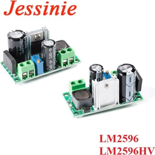 LM2596 LM2596HV AC/DC to DC Buck Step Down Converter Module Adjustable 3A Regulated Power Supply Buck Converter Board