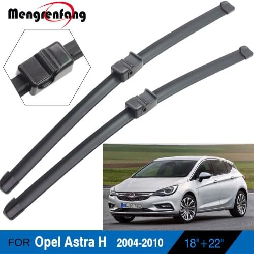 For Opel Astra H Car Front Windscreen Wiper Blades Frameless Wiper Side Pin Arms Accessories 2004 2005 2006 2007 2008 2009 2010