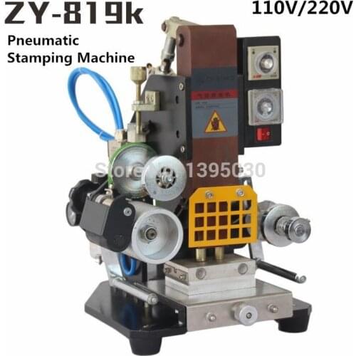 ZY-819K Automatic Stamping Machine leather LOGO Creasing machine,High speed name card Embossing machine