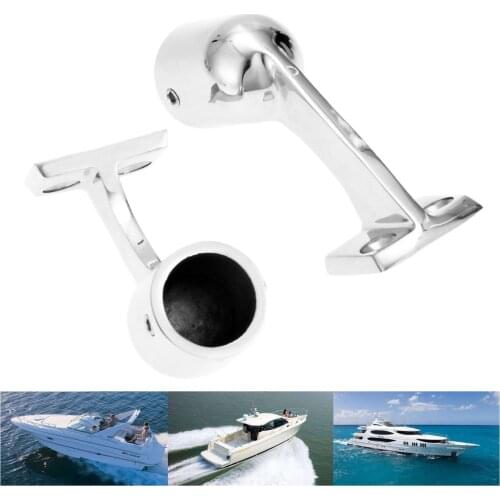 1 Pc Yacht Boat Hand Rail Fitting End Stanchion For 7/8 Inch 22mm Pipe Tubing Marine Grade 316 Stainless Steel Boats Accessories