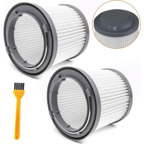 2 X Washable Vacuum Cleaner Filter 1*Cleaning Brush For Black & Decker Dustbuster Pivot PD1820LF, PV1210