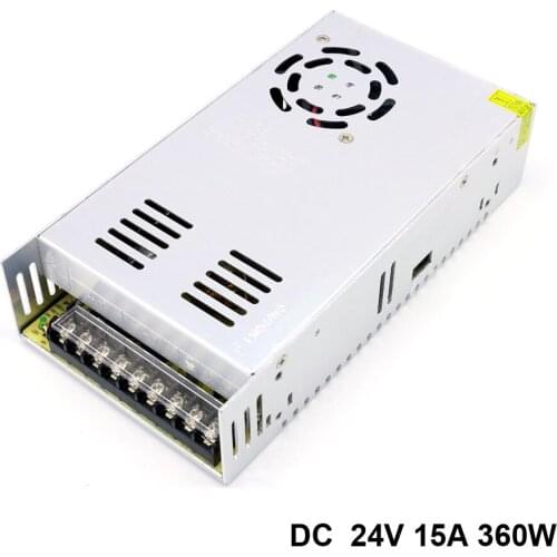 350W 360W Single Output AC to DC 24V 15A Constant Voltage Switching Power Supply Transformer for Led Strips