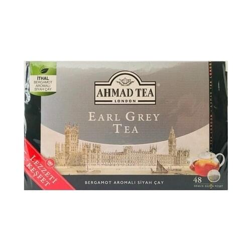Ahmad Tea Earl Grey Bergamot Aroma Teapot Süzen Sachet Tea 153 G 453638308