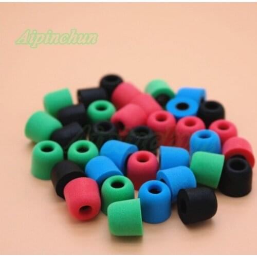 Aipinchun 2Pairs Noise Isolating Earbud Eartips Memory Foam Ear Tips Earplugs Cushion T100 3mm For In Ear Earphone Headphones