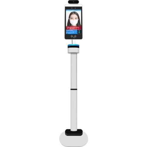 White Floor Standing Wifi Stand Face Recognition Sensor Reader Gate Control Kiosk