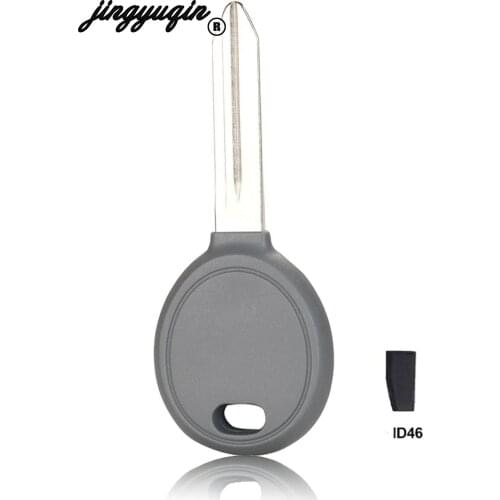 Jingyuqin Transponder Car Key Shell Case With 46 Chip For Dodge Sebring Magnum Durango Jeep Chrysler 300 Pacifica Town Country