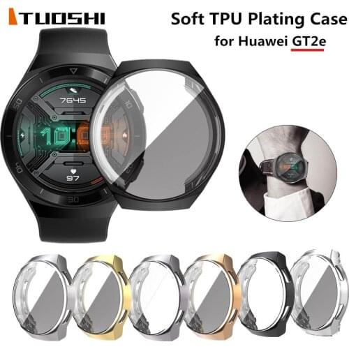 Case for Huawei Watch GT 2e Cover for Gt2e Tpu Screen Protector Case Smartwatch Plated Protective Cover