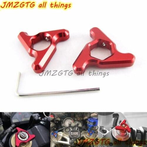 CNC Front Fork Preload Adjusters For SUZUKI GSXR1000 SV1000 S B-King GSX-R1000