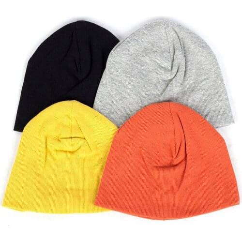 Baby Striped Hats Ribbed Winter Warm Skullies Beanies For Toddler Infant Fashion Autumn Hats Girls Boys Caps Kids Casual Beanie
