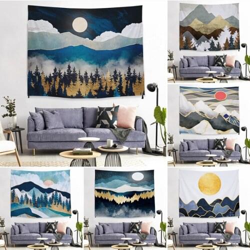 Hippie Home Decor Wall Tapestry Blanket Mandala Wall Hanging Tapestry Psychedelic Pattern Yoga Throw Throw Beach Carpet