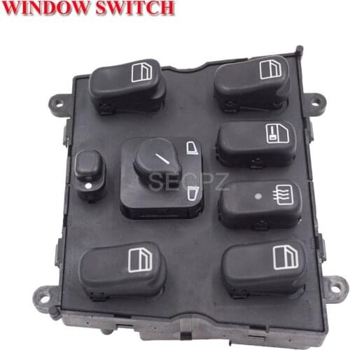 Window Master Switch Button for Mercedes-Benz ML W163 ML320 ML430 1638206610 A1638206610