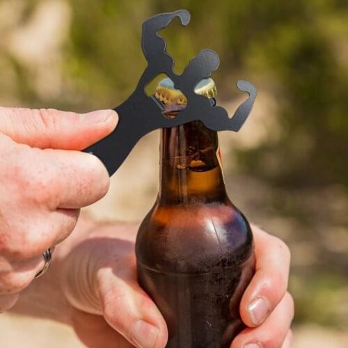 Cool Hipster Humanoid Design Macho Bottle Opener Metal Beer Opener New Strange Bottle Opener for Kitchen Bar Parties