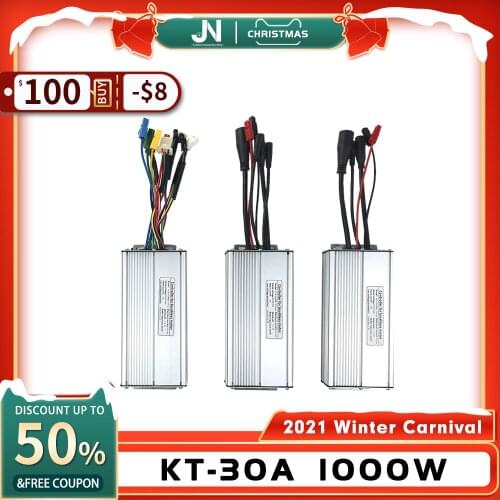 KT-30A KunTeng EBike Sine Wave Controller 12 Mosfets With KT LCD3/4/5 Use For 48V1000W Electric Bicycle Brushless DC Motor