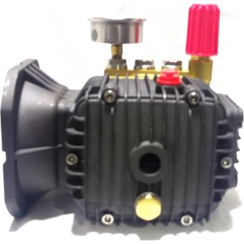 Brass Triplex Plunger Pump for washing machine electric motor drive 13-15LPM 150-200Bar female shaft diameter 24/28mm