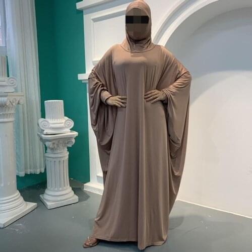 Muslim Prayer Garment Abaya Women Hijab Dress Burka Niqab Islamic Clothing Dubai Turkey Formal Namaz Long Khimar Jurken Abayas