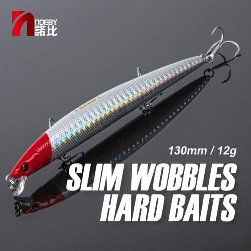 NOEBY NBL9127 Fishing Lure 130mm 12g Floating Minnow Lure Slim Hard Bait Fishing Wobbles Stick Hard Artificial Fishing Tool