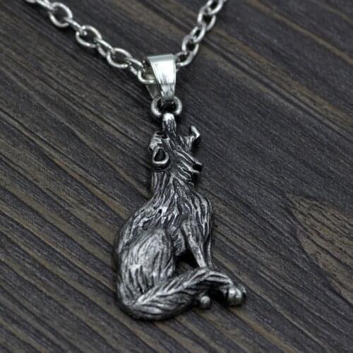 Youe shone Totem howl wolf necklace werewolf animal goth dog inspired birth pendant