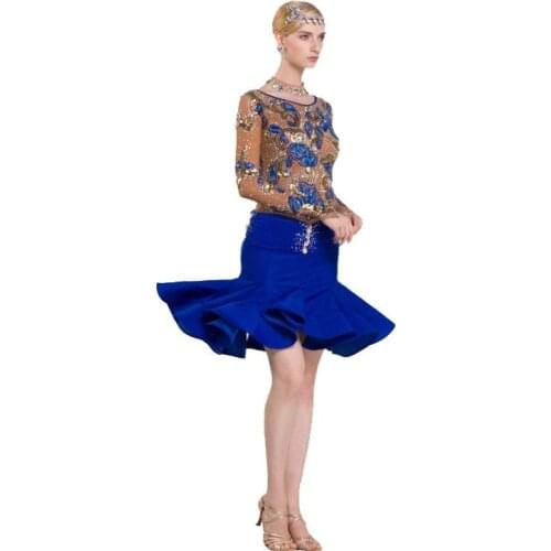 L-16200 Latin dance dress for adult women 2020 new competition children girl latin dance dress