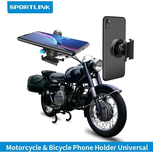 Motorcycle Bicycle Phone Holder For Phone Samsung Universal Mobile Cell Phone Holder Bike Handlebar Clip Stand GPS Mount Bracket