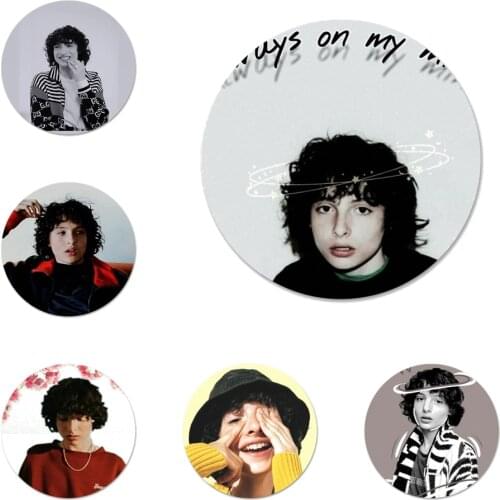 TV Finn Wolfhard Stranger Things Badge Brooch Pin Accessories For Clothes Backpack Decoration gift