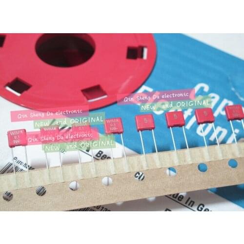 100% NEW AND ORIGINAL FOR WIMA MKS2 0.1UF 100NF 63V 100V 104J