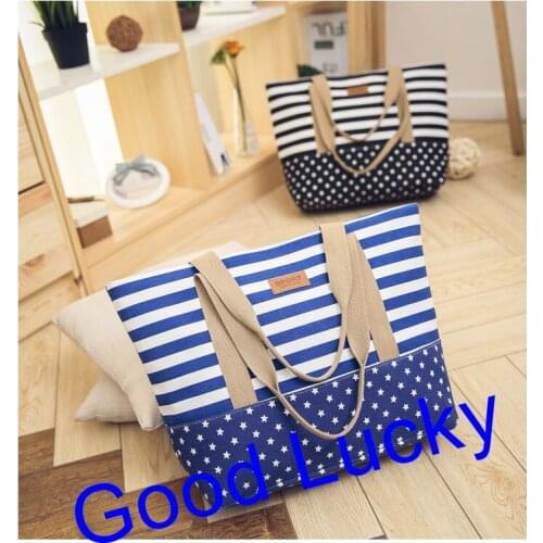 100pcs/lot free shipping 5 colors mixed canvas beach bag tote bags women handbag monogram personalized bags