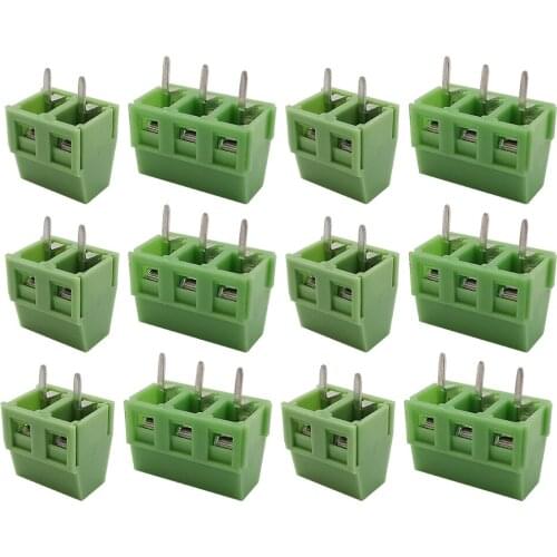 20Pcs KF127 5.0mm Pitch 2 Pin 3 Pin PCB Screw Terminal Blocks Connector 300V 10A Straight Pin KF127-5.0-2P/3P Terminals