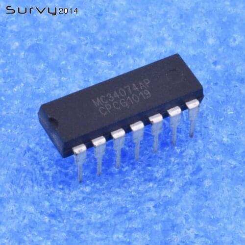 5/10PCS MC34074AP DIP MC34074 MC34074A Encapsulation 14PIN IC NEW US diy electronics