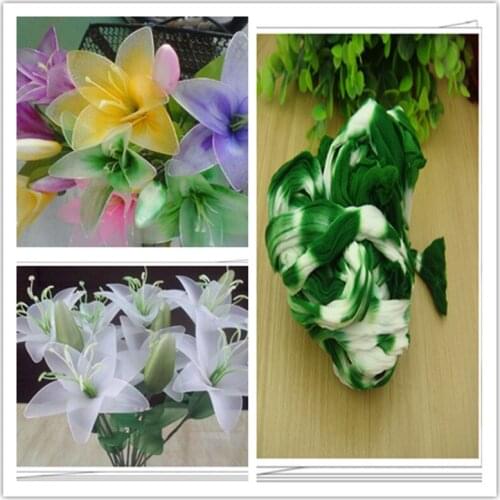 54 colors mix shipping or only one color ship double color stocking flowers/nylon flower /silk flower making/ DIY flowers craft