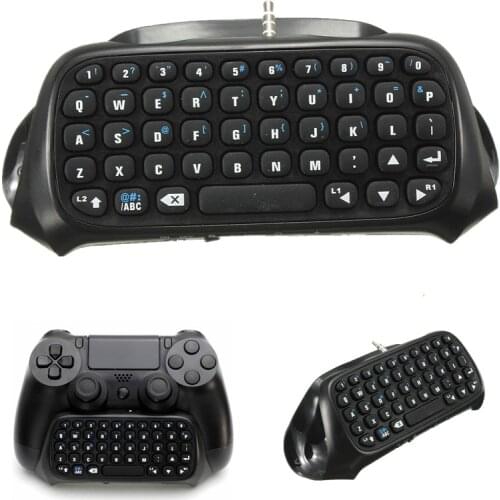 Black Mini Bluetooth wireless Best Adapter keyboard Keypad for DualShock 4 PlayStation 4 PS4 Controller