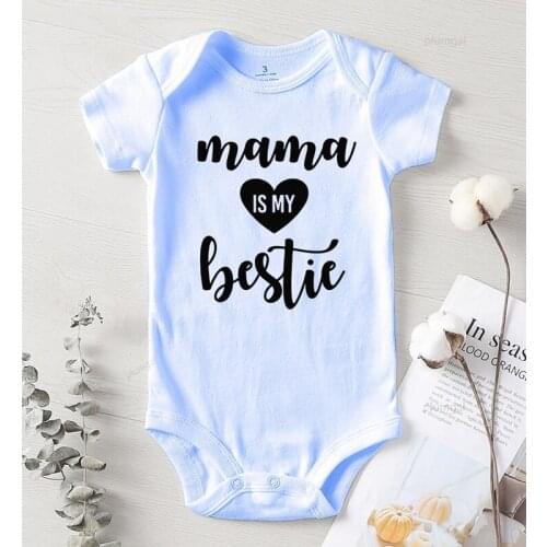 Children Clothes Love Mama Newborn Boy Costume Set Winter Cotton Romper Clothing for Babies Long Sleeve New Born Jumpsuits