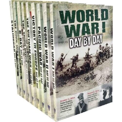 9 books World War DayBy Bay English Original History War Book Popular Science Books