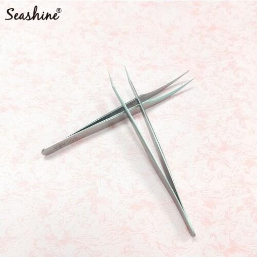 Seashine Lashes Makeup Tools False Eyelashes Application Tool Luxury Eye Lash Curler Lashes Tweezers for eyelash extensions