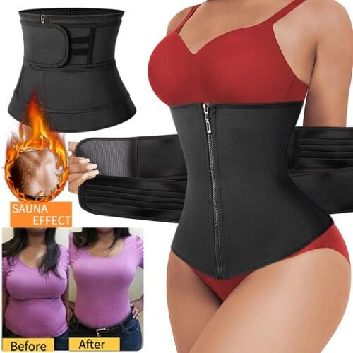 Women Waist Trainer Corset for Weight Loss Tummy Control Sport Workout Body Shaper Modeling Strap Slimming Belt Faja Shapewear