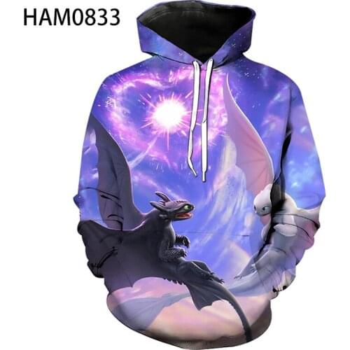Drainer 3D printing casual loose Hoodie Boys and girls spring and autumn animation cool Sweatshirt Harajuku long sleeve
