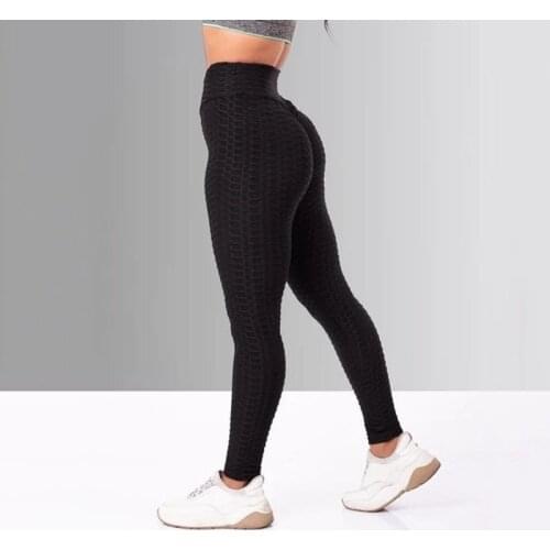 Push Up Yoga Leggings Womens Black Plus Size High Waist Sports Leggings Anti Cellulite Pantalon Taille Gym Fitness Leggings