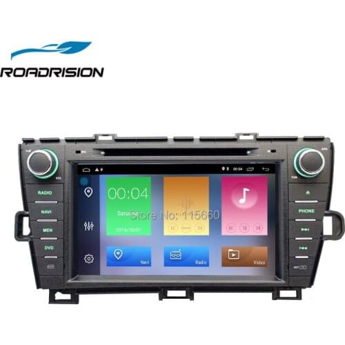 RoadRision 8"Android 8.1 Car DVD Multimedia Player for Toyota Prius Right Hand-driving Auto Radio GPS Navigation Bluetooth SWC
