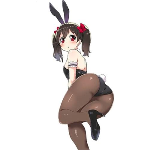 Super Sexy Car Stickers Anime Love Live Bikini Beauty Toujou Nozomi Render Cartoon Sexy Girl Vinyl Decal Waterproof Car Sticker