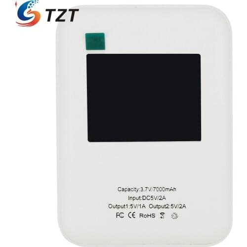 TZT Simplex/Duplex MMDVM Hotspot UHF VHF + 2.3.inch LCD + Raspberry Pi + 6800mAh Battey For C4FM/DMR/D-STAR/P25/NXDN Power bank